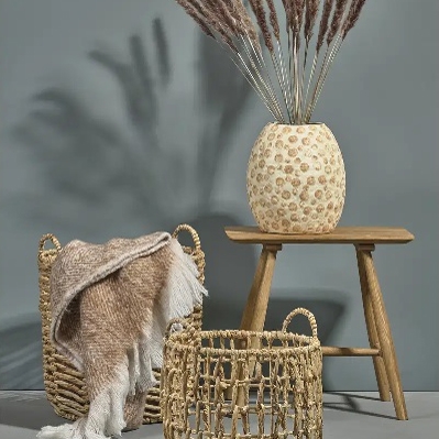 Villa Collection Bodo Skammel 46,5x28x45 cm Naturolieret Eg - Vejledende udsalgspris 1.099,-